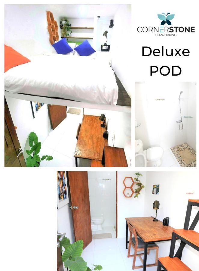Cornerstone Bali Coworking Hostel ชังกู ภายนอก รูปภาพ